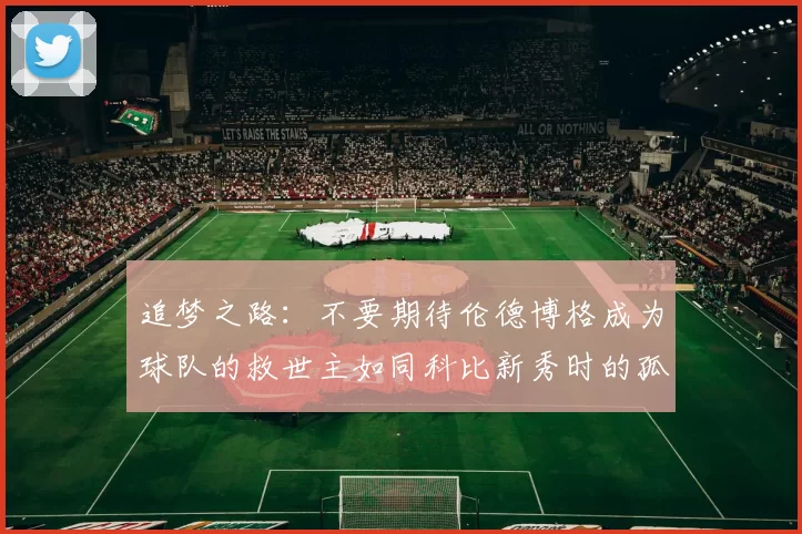 追梦之路：不要期待伦德博格成为球队的救世主如同科比新秀时的孤独奋斗